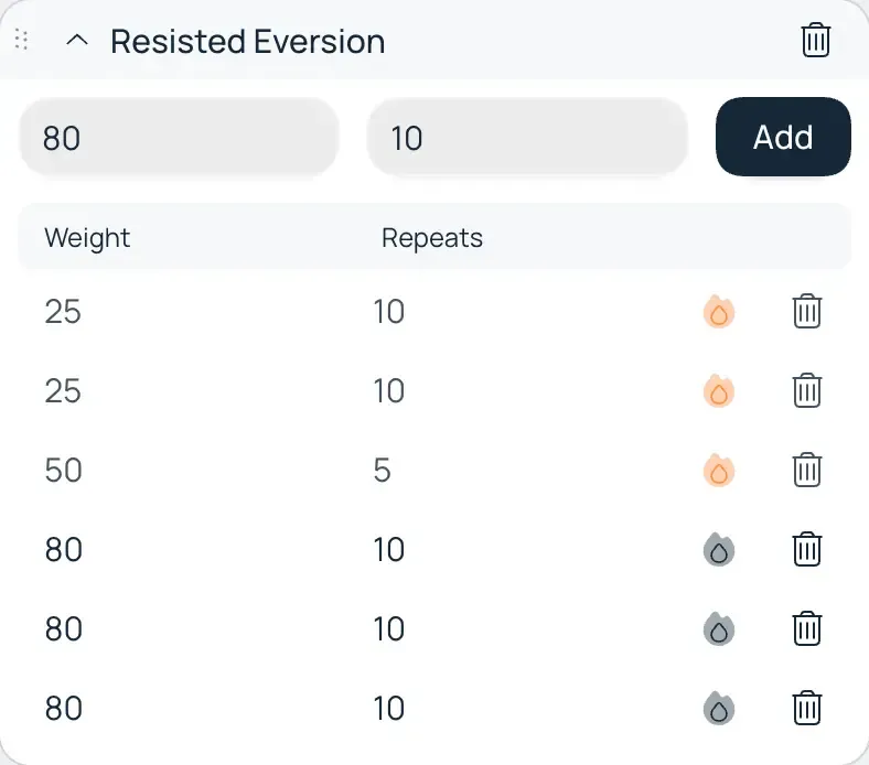 Create workout